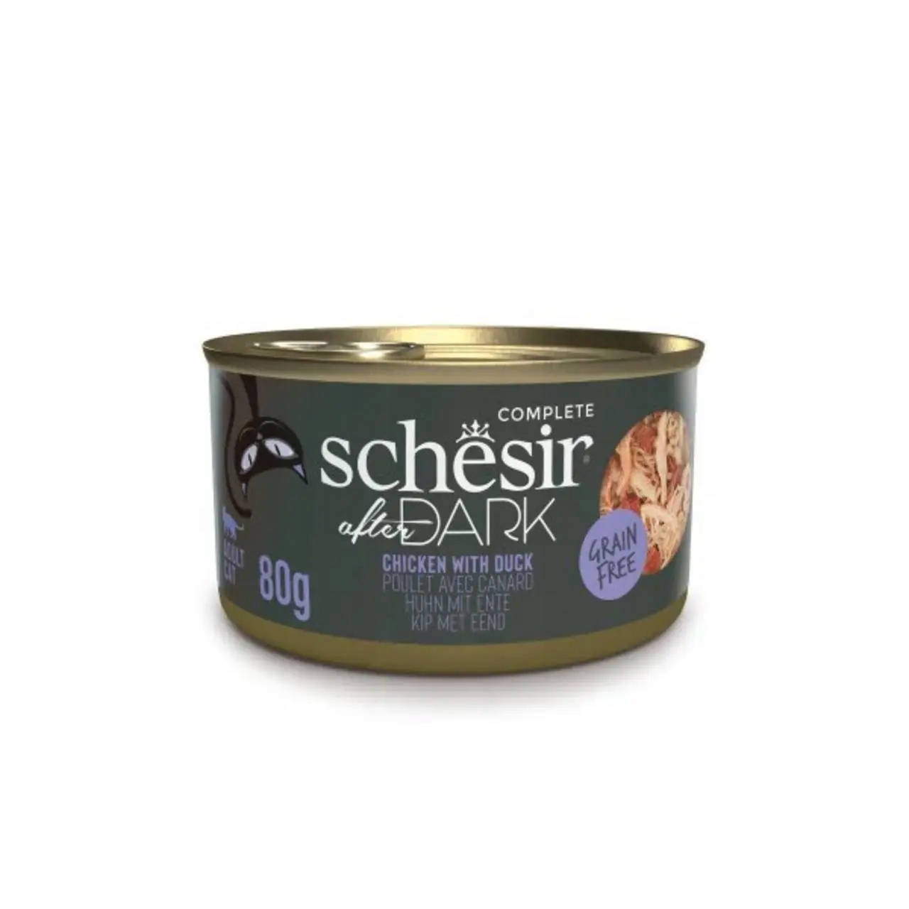 Schesir After Dark Fillets Kuře s kachnou 80 g