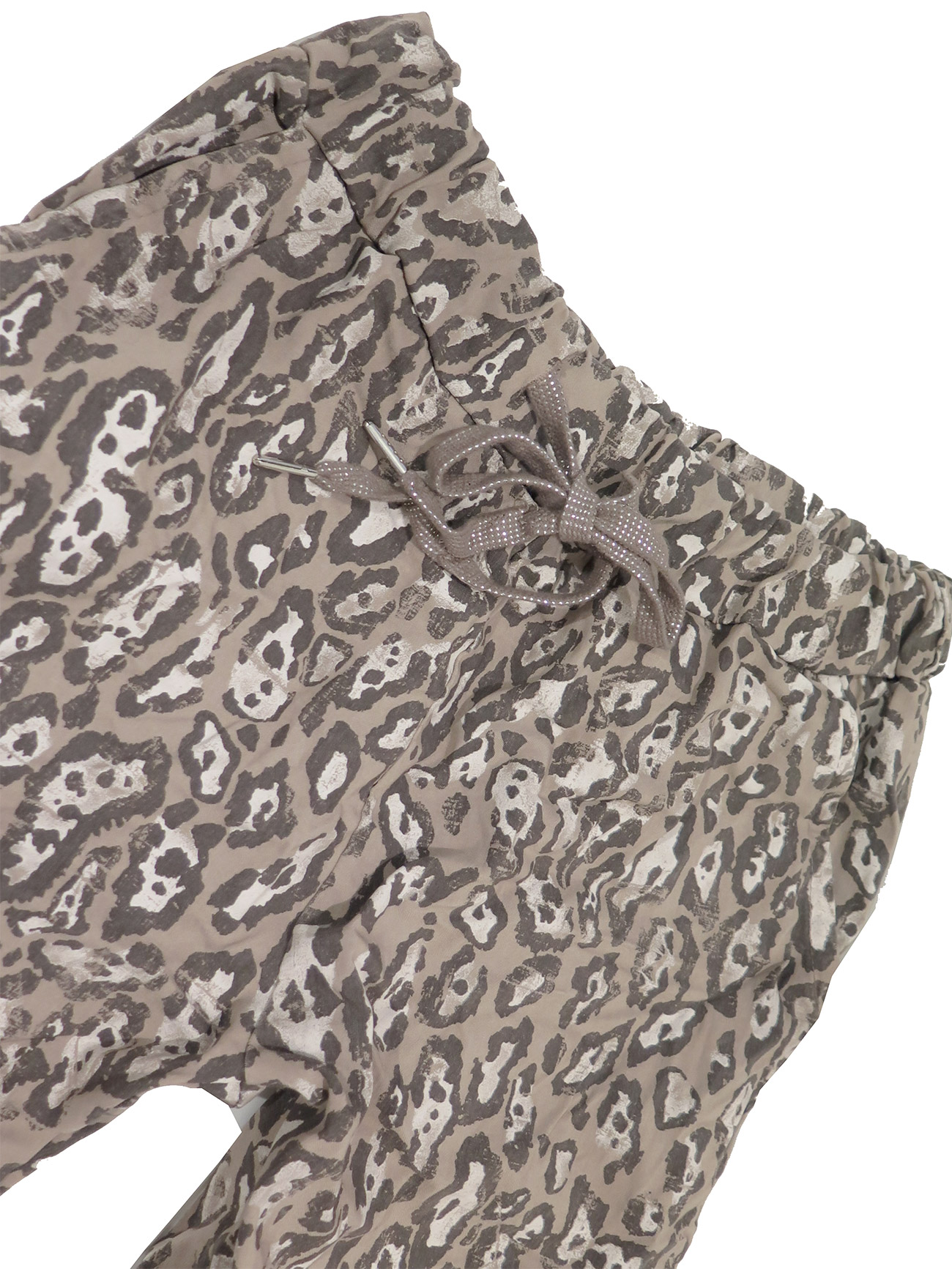 SPODNIE SOFT M L XL XXL CĘTKI PANTERKA BAGGY ITALY Rozmiar L/XL