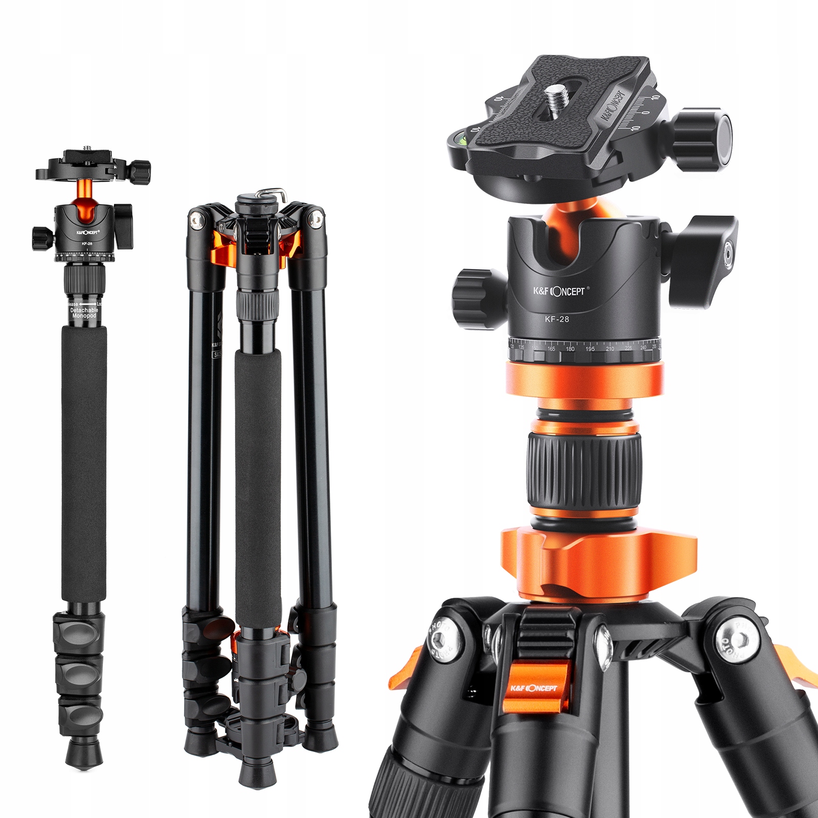 

Statyw K&f Alu/mag 175CM SA254M2 Tripod