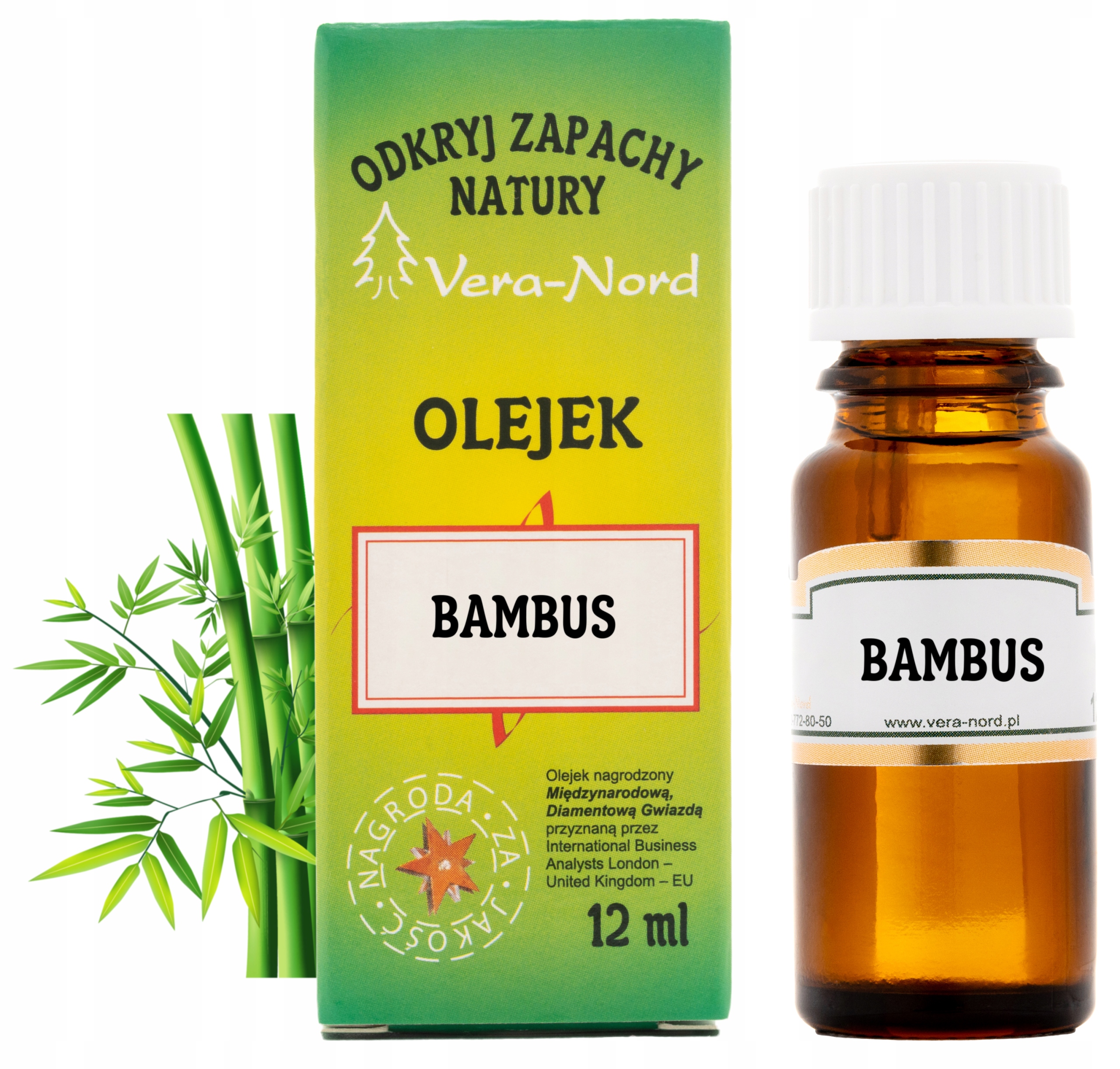 

Bambus Olejek Zapachowy 12 ml Vera-nord Jakość!