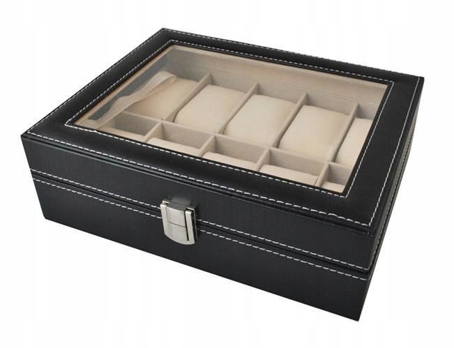 Organizer na zegarki 10 przegródek Płeć uniseks