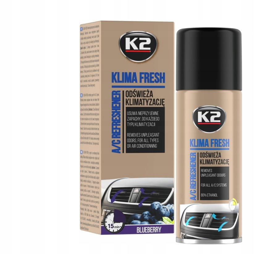 

K2 Klima Fresh Blueberry Odgrzybiacz Klimatyzacji