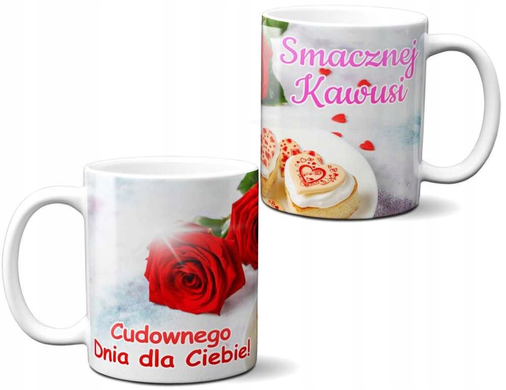 

Kubek Smacznej Kawusi Śmieszny +imię