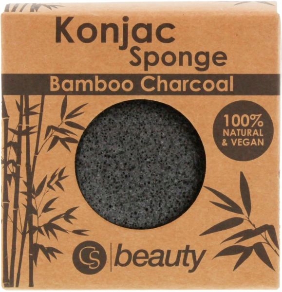 

Cs Beauty Gąbka Konjac Bamboo Charcoal 100% Natura