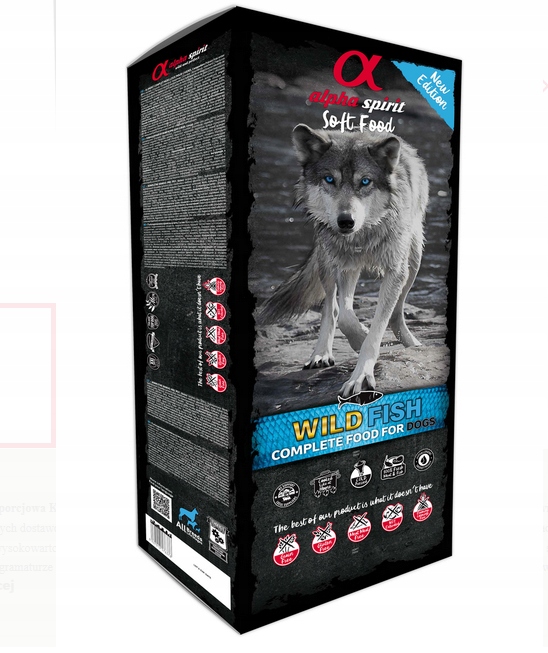 Alpha Spirit Wild Fish 9kg Krmivo pro psy s divokými rybami 9 kg