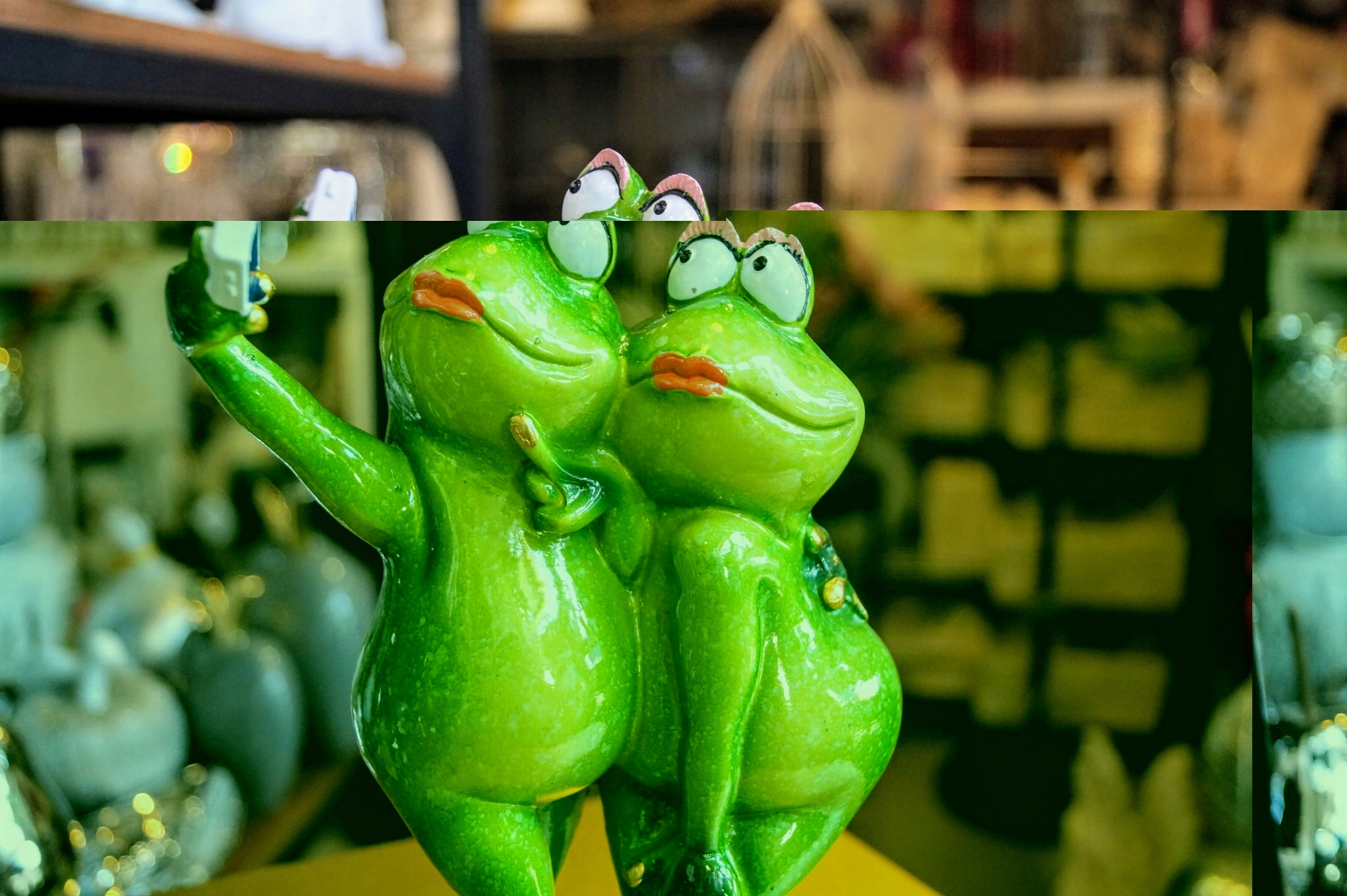 FIGURKA ŻABY ŻABA SELFIE PRZYJACIÓŁKI Materiał wykonania tworzywo sztuczne