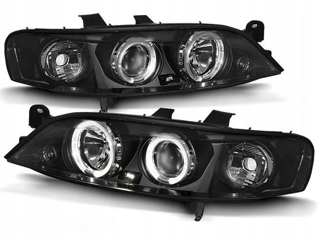 LAMPY REFLEKTORY OPEL VECTRA B 99-02 RINGI BLACK