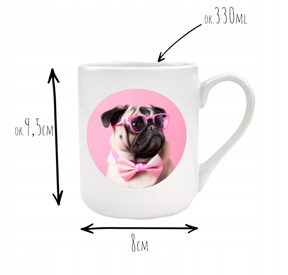 KUBEK Z TWOIM WŁASNYM NADRUKIEM FOTO ZDJĘCIEM NAPISEM LOGO NA PREZENT Marka bez marki