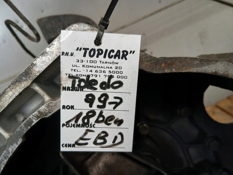 gearbox, SEAT TOLEDO 99- 1.8BEN EBD 90DNI GWARANCJI