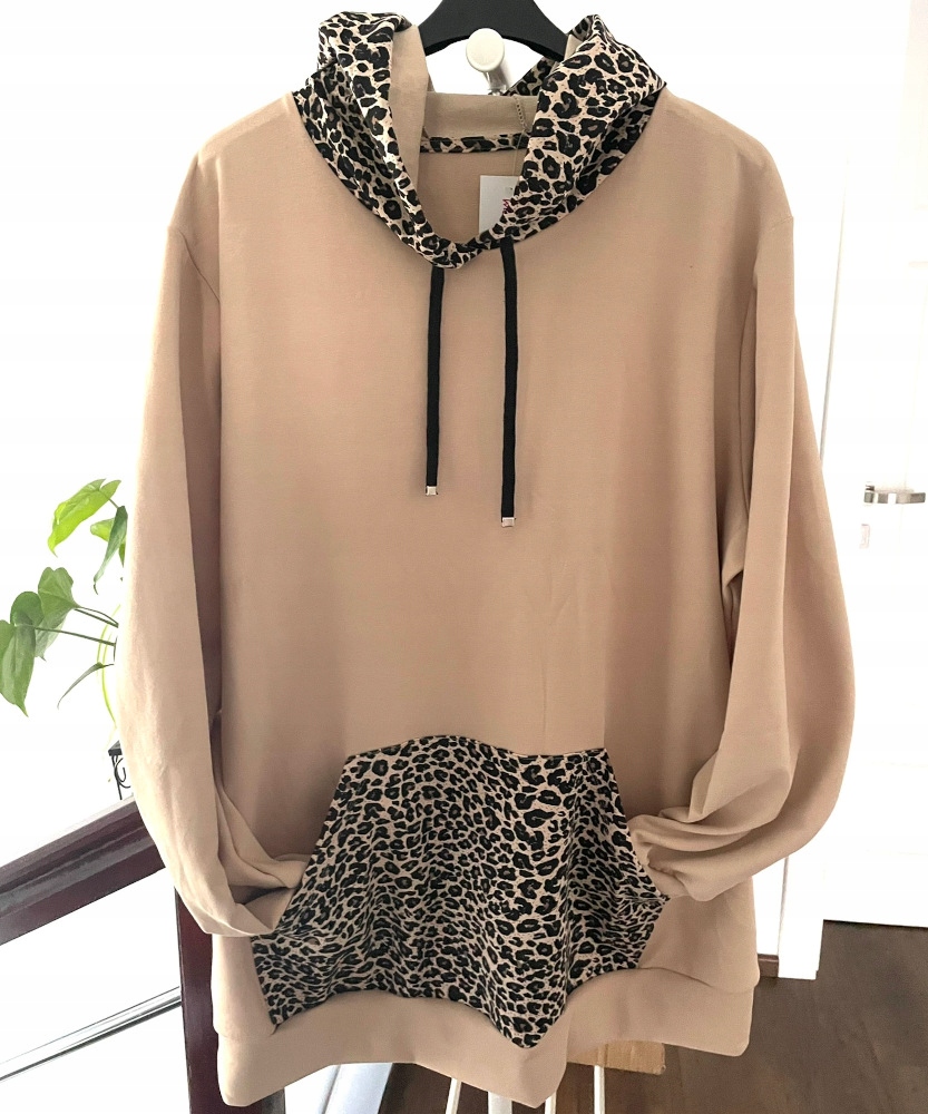 Mikina S Klokaní Kapsou Polska maxi+size Nová vel 52/54