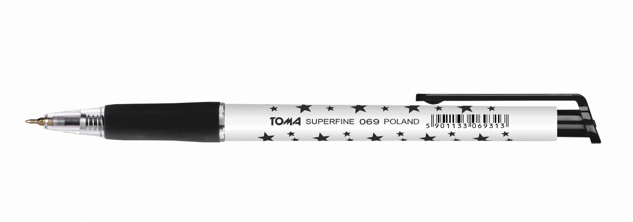 

Długopis Toma 0.50mm Gwiazdki automatyczny czarny