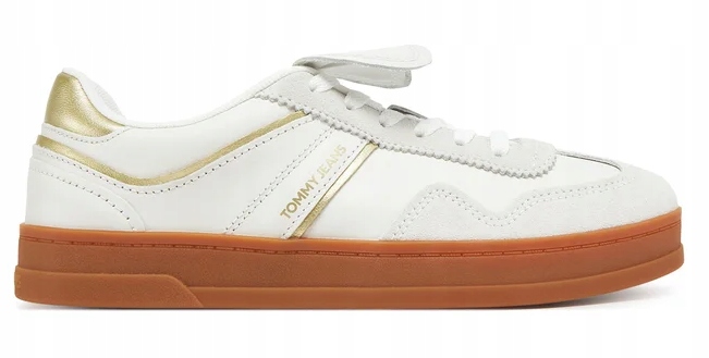Tommy Jeans the Greenwich flap kožené dámské tenisky velikost 38