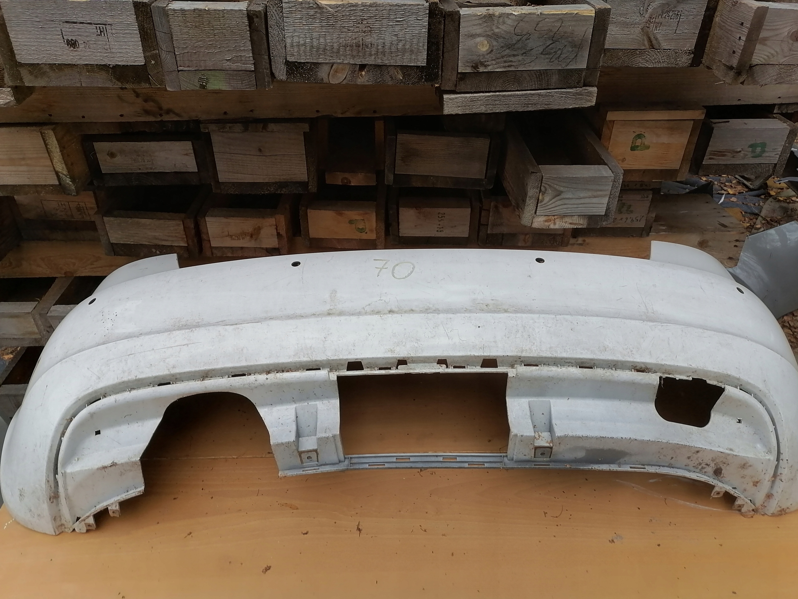 bumper rear rear part AUDI A3 8P CABRIO PDC 8P7807511
