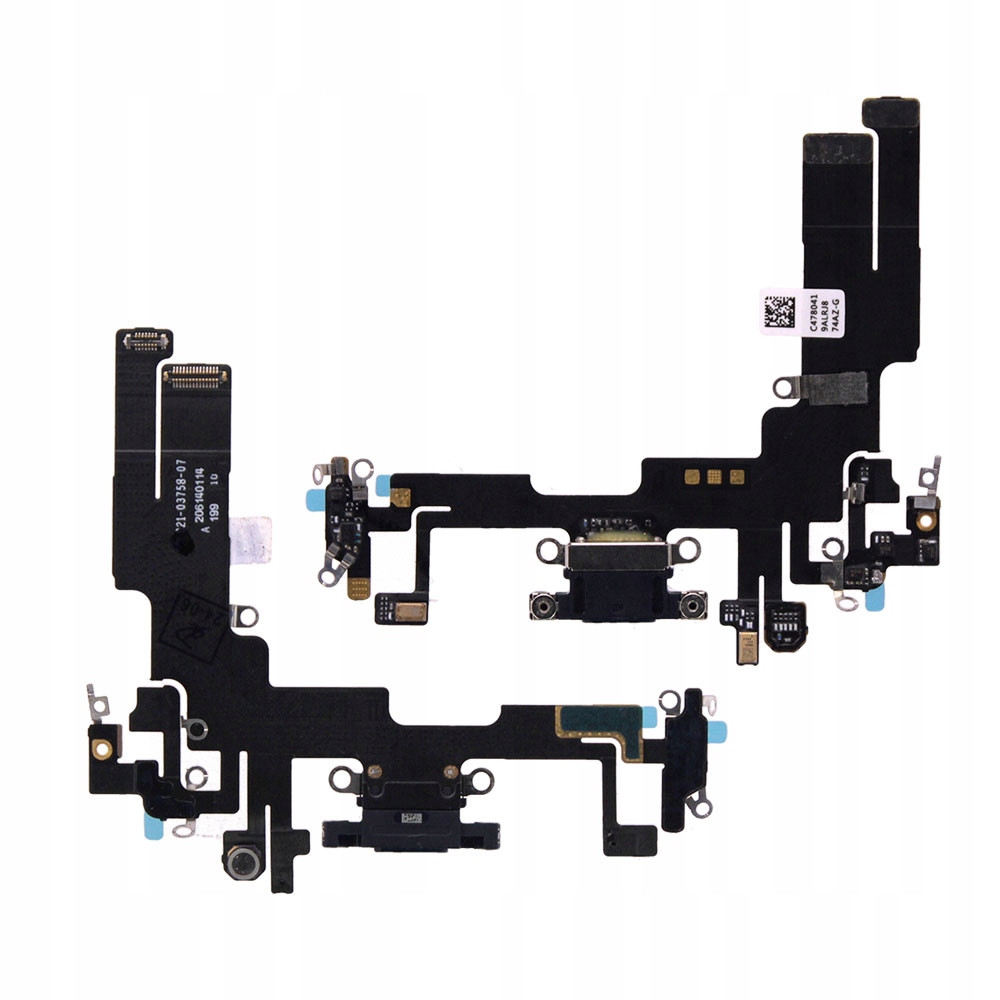 Org Złącze Ładowania Taśma Lightning IC Apple iPhone 14 A2882 Czarny