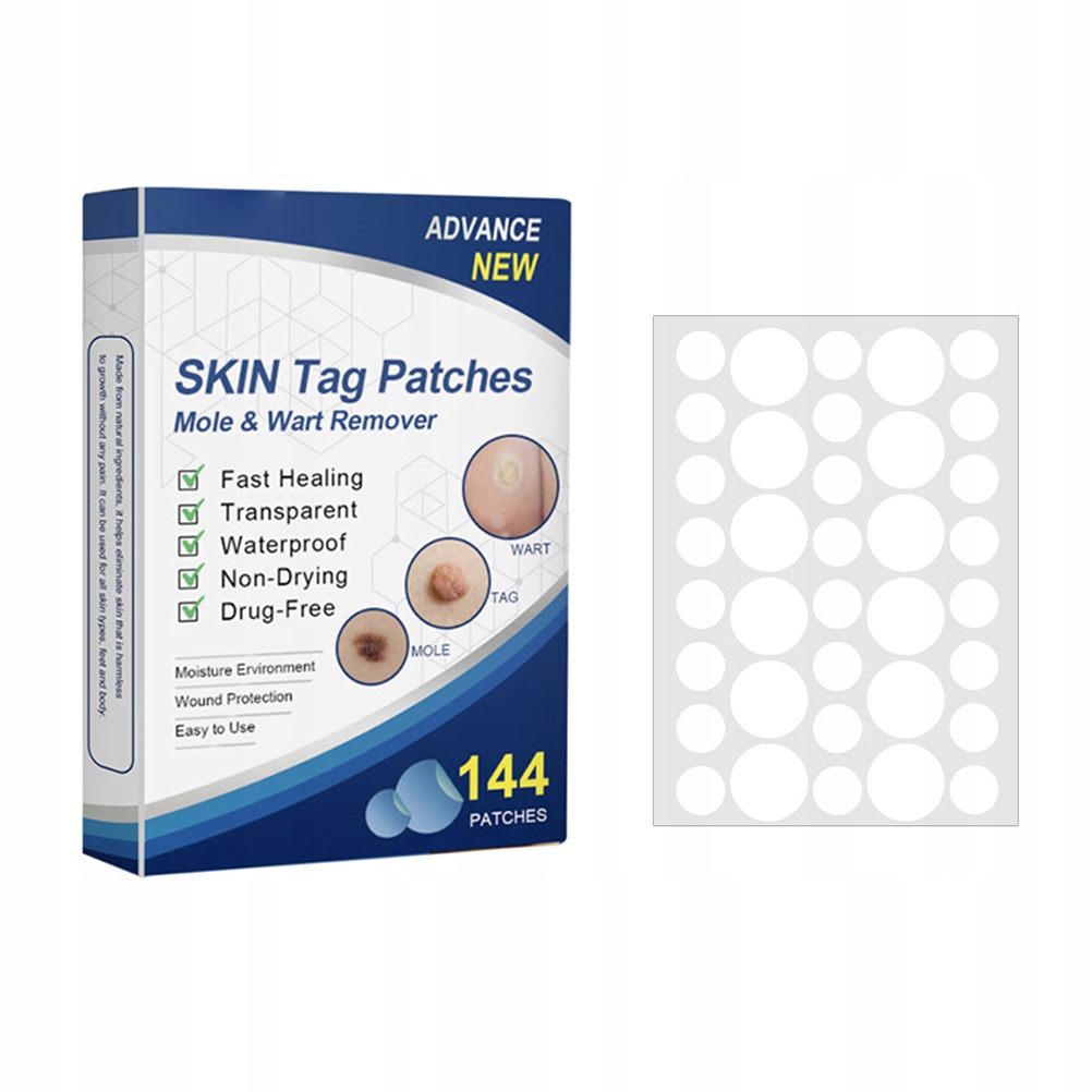 144SZT USUWANIE BRODAWEK USUŃ PIEPRZYK TAGU SKÓR Rodzaj plaster