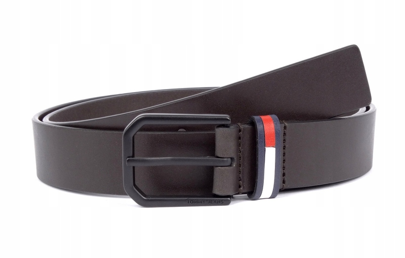 

Tommy Jeans pasek męski, skórzany, brązowy, 105