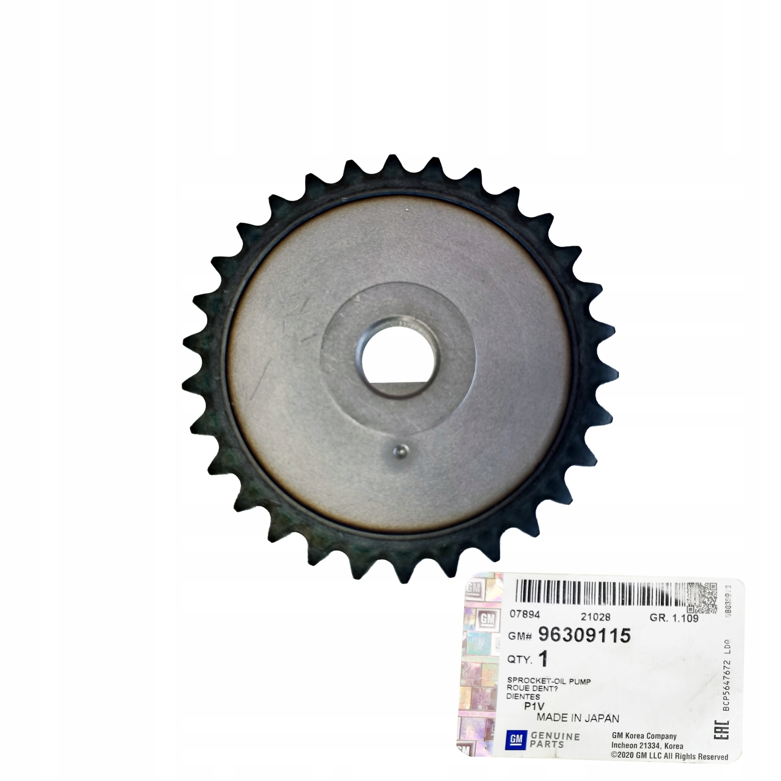 96309115 - CHEVROLET EPICA OE МАСЛЯНЫЙ НАСОС ЦЕПНОЕ КОЛЕСО