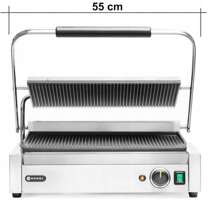 Hendi Grill kontaktowy Panini XL 2700 W Waga produktu z opakowaniem jednostkowym 31.8 kg