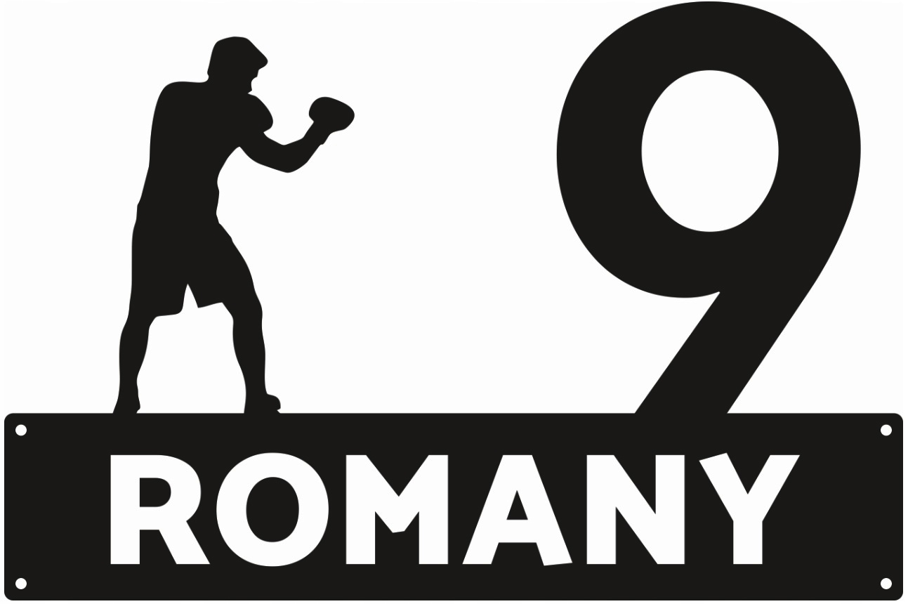 Číslo Na Dom 80 cm Tabuľa Adresa Ocel 2 mm Grafika 83