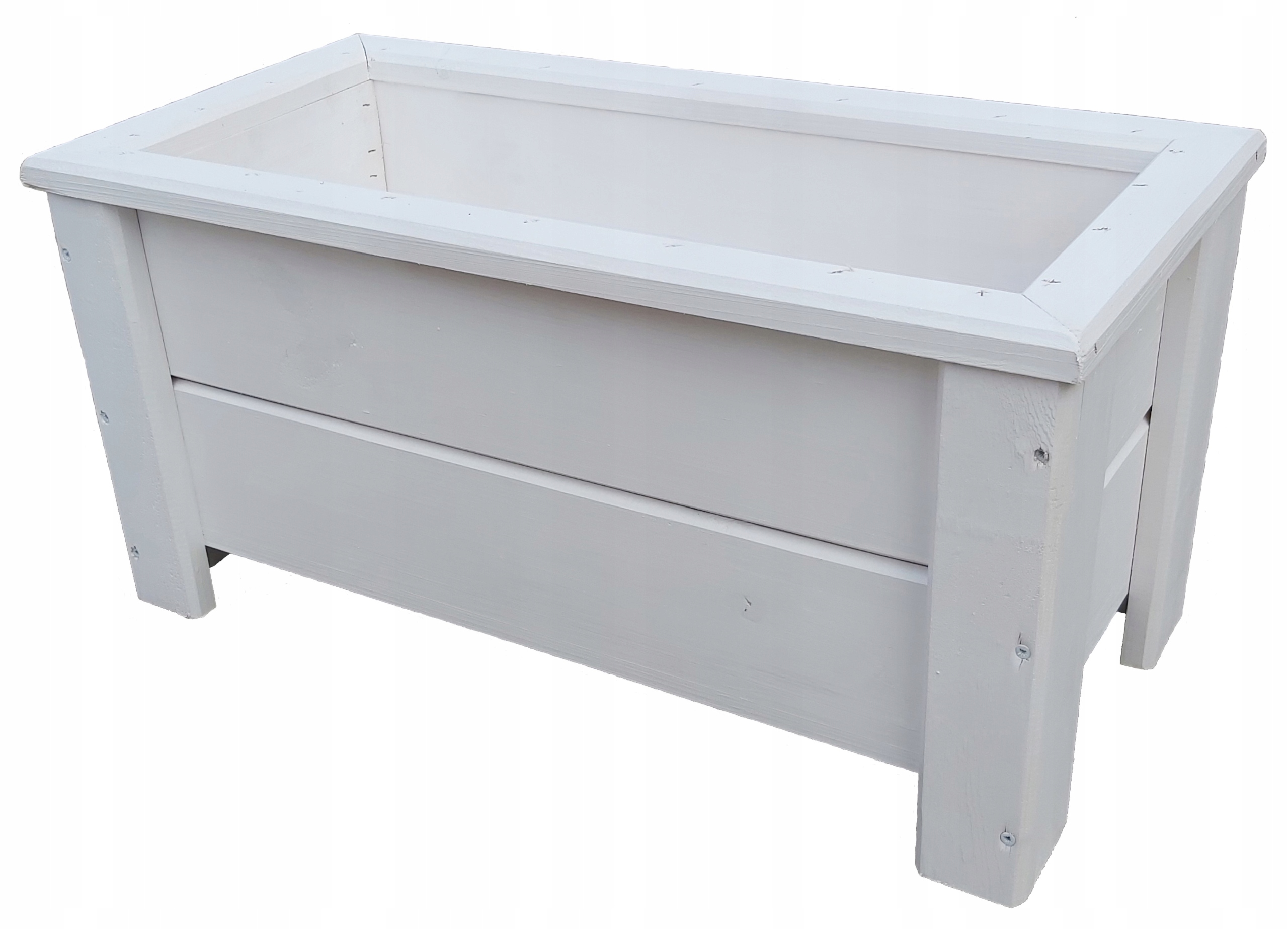 

Donica Drewniana Ogrodowa 50x25x25 D04 Biały