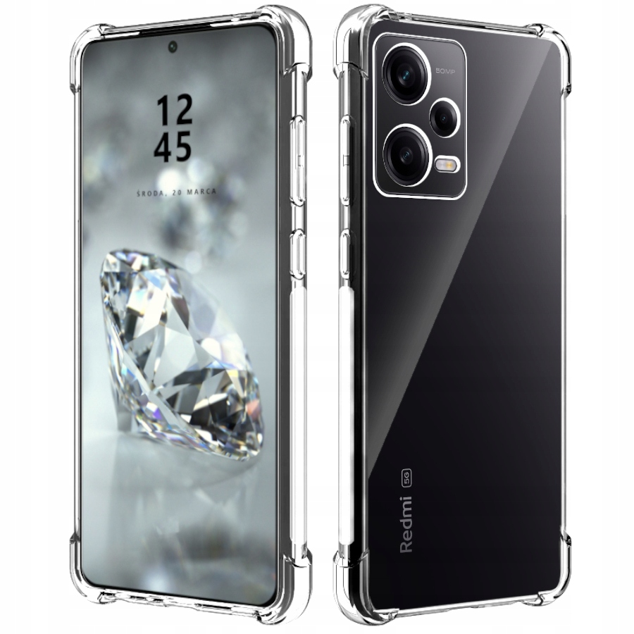 

Etui Do Xiaomi Redmi Note 12 5G Shock Case Szkło
