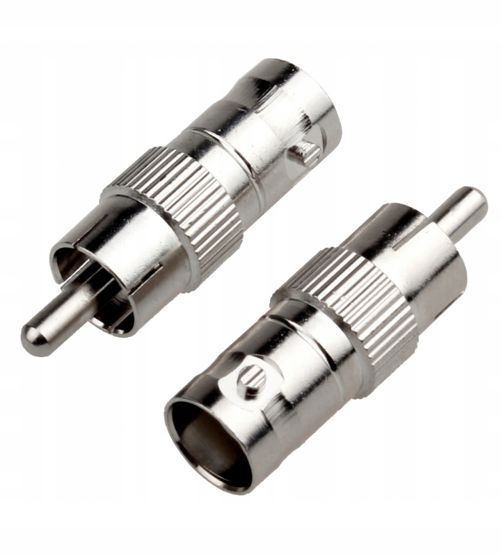 PRZEJŚCIE GNIAZDO BNC WTYK CINCH 5 sztuk