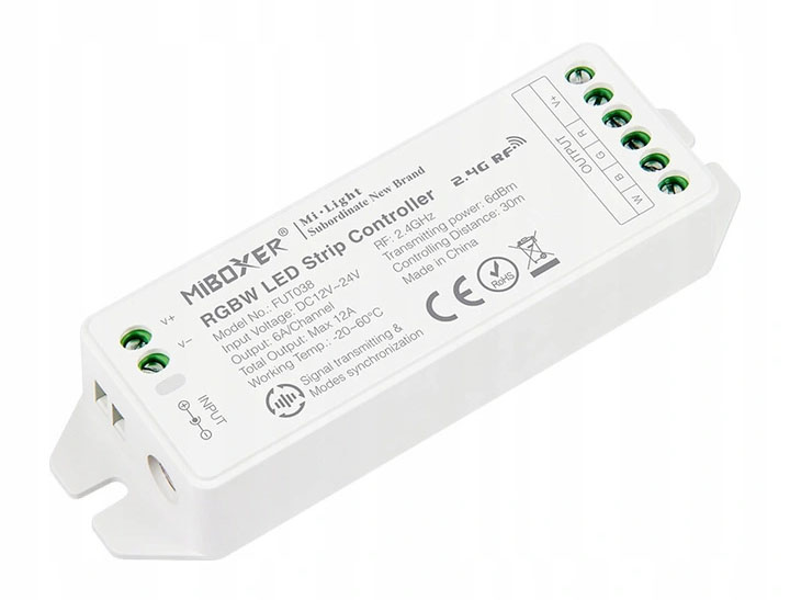 

Sterownik Wi-Fi Milight FUT038m do Taśm Led Rgbw