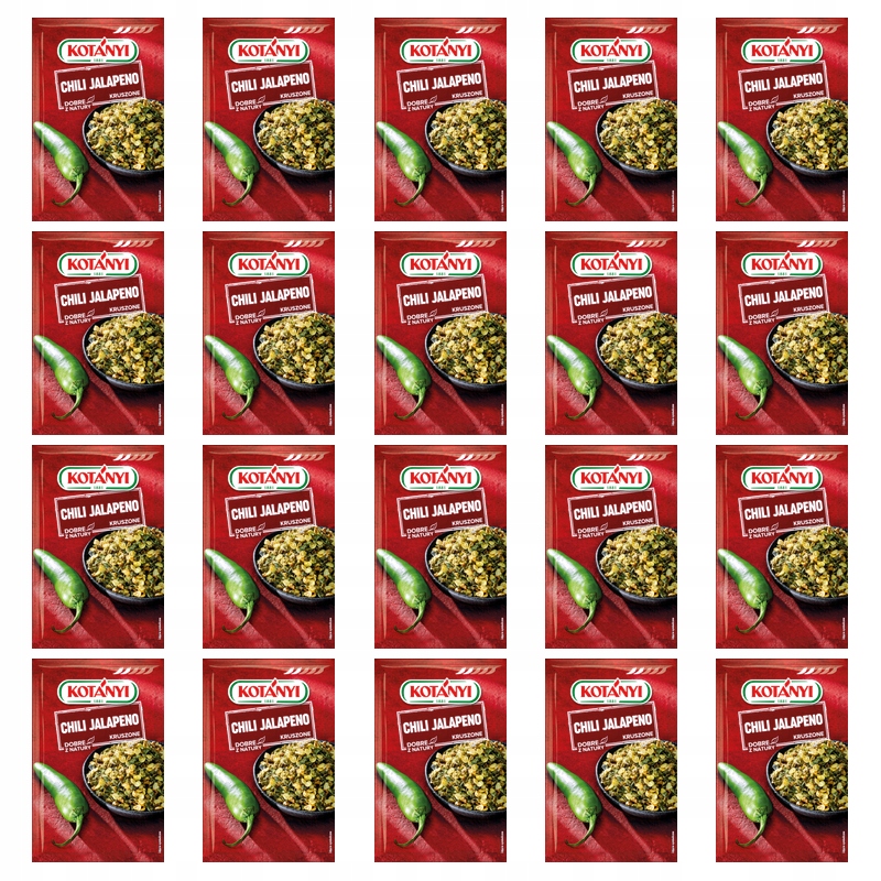 Kotanyi Chili jalapeno drcené 8 g X20