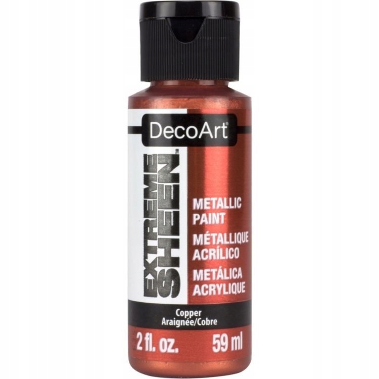 FARBA METALICZNA Extreme Sheen - DecoArt - Copper 59ml
