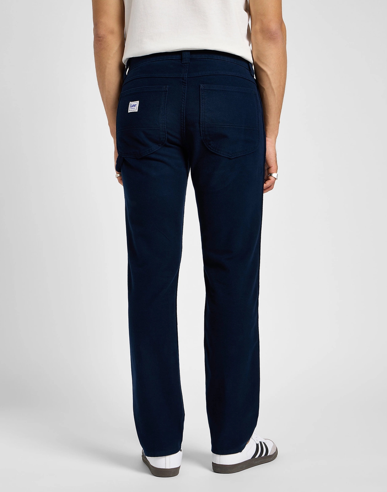 Męskie spodnie Lee Regular Straight Carpenter Rivet Navy 112356539 34/32