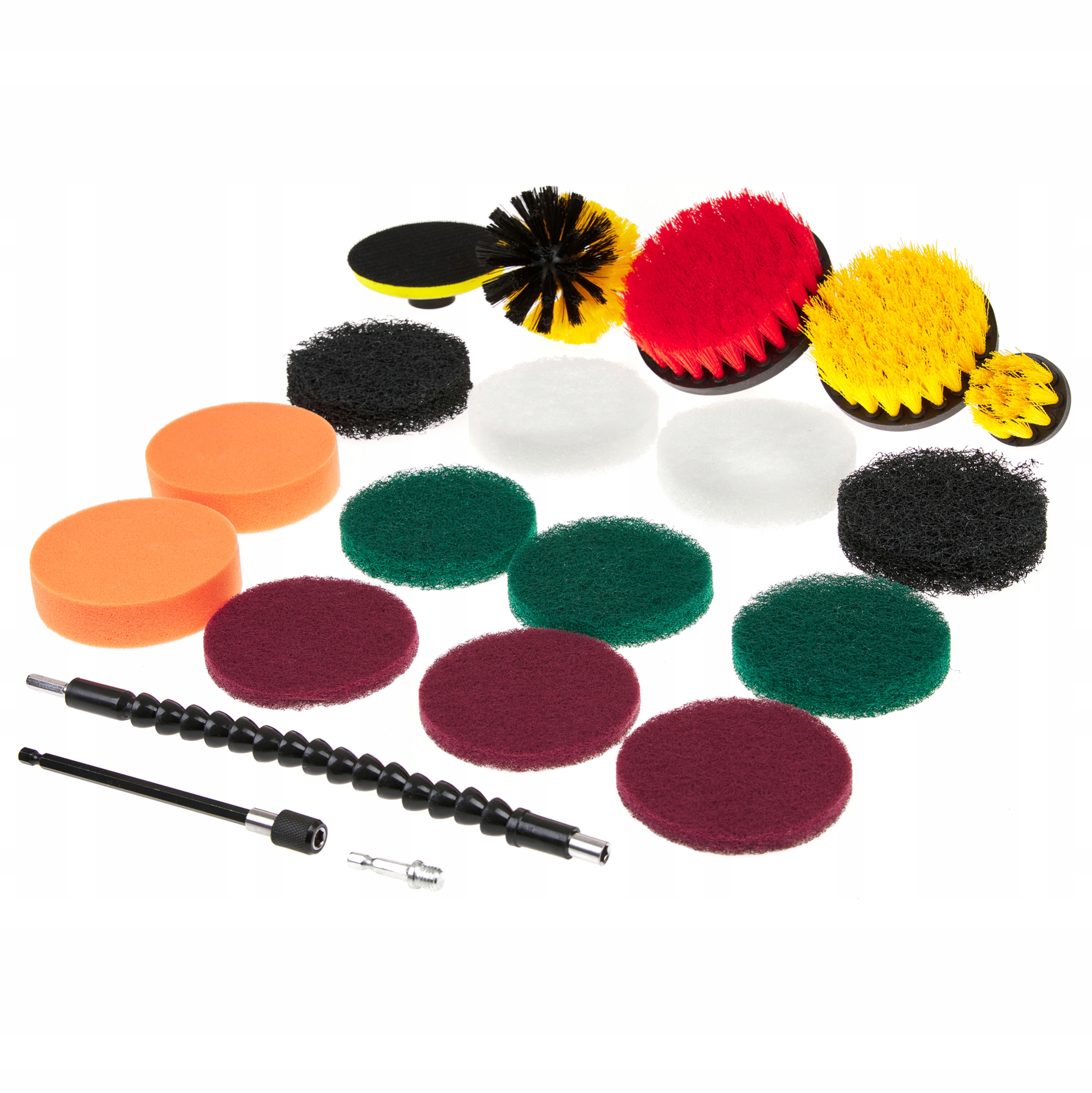 SZCZOTKI SPRZĄTAJĄCE NA WIERTARKĘ WKRĘTARKĘ PADY