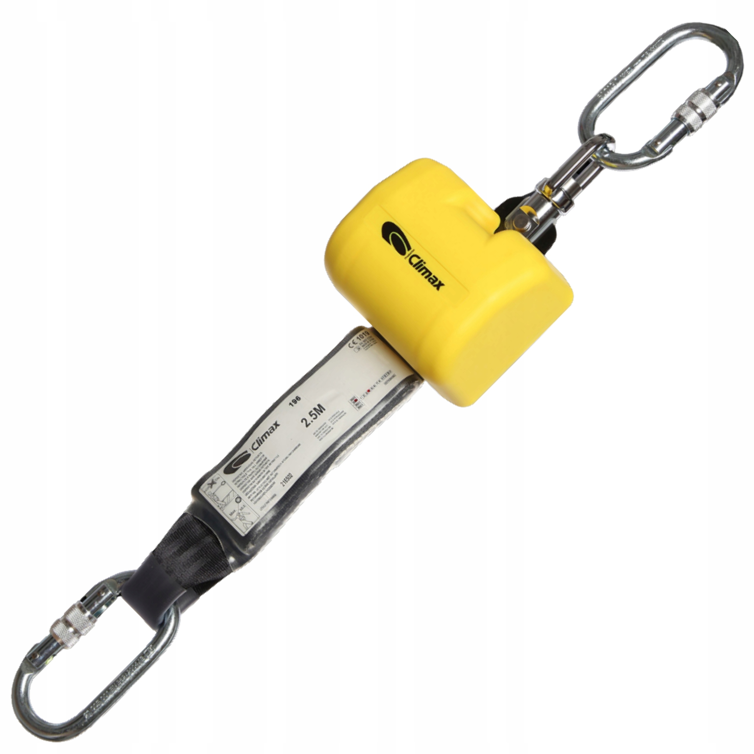 Urządzenie samohamowne Przeciwupadkowe 2,5m asekuracyjne Atest Climax