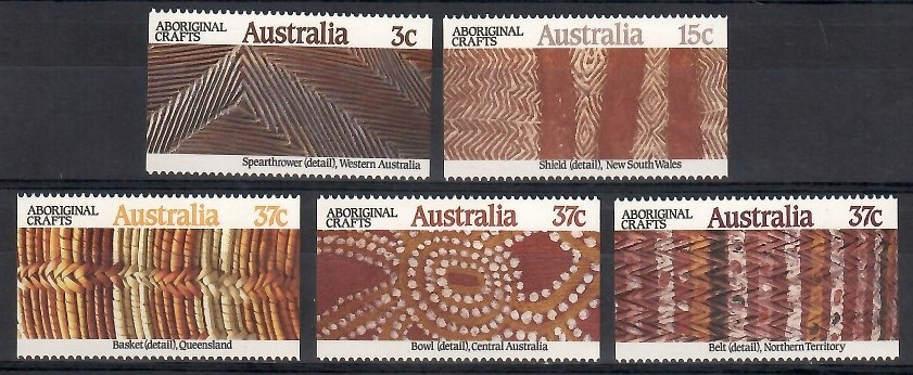 Australia 1987 Mi 1062-1066 Czyste **