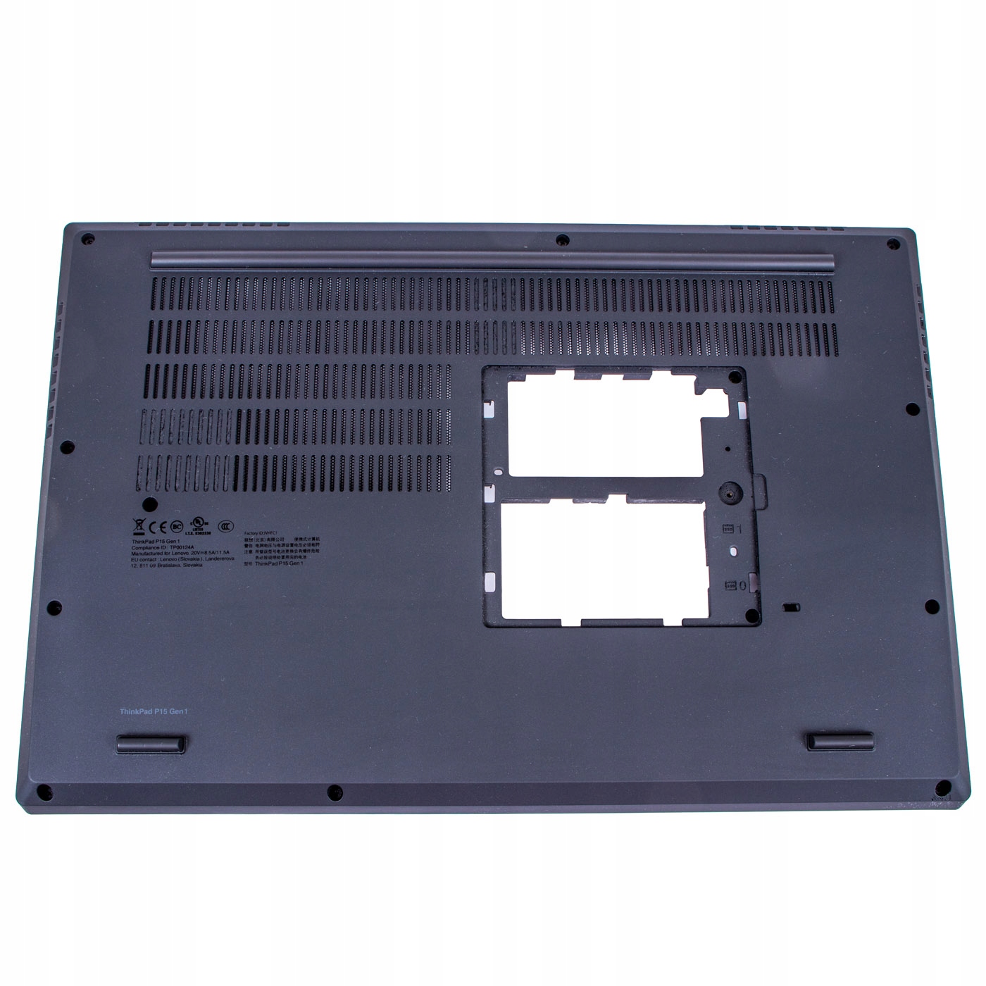 Spodní kryt Lenovo ThinkPad P15 1 generace base cover černý