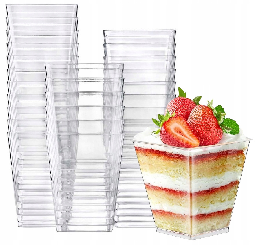 

Pojemniki Pucharki Słodki Stół Do Deserów 160ML 20