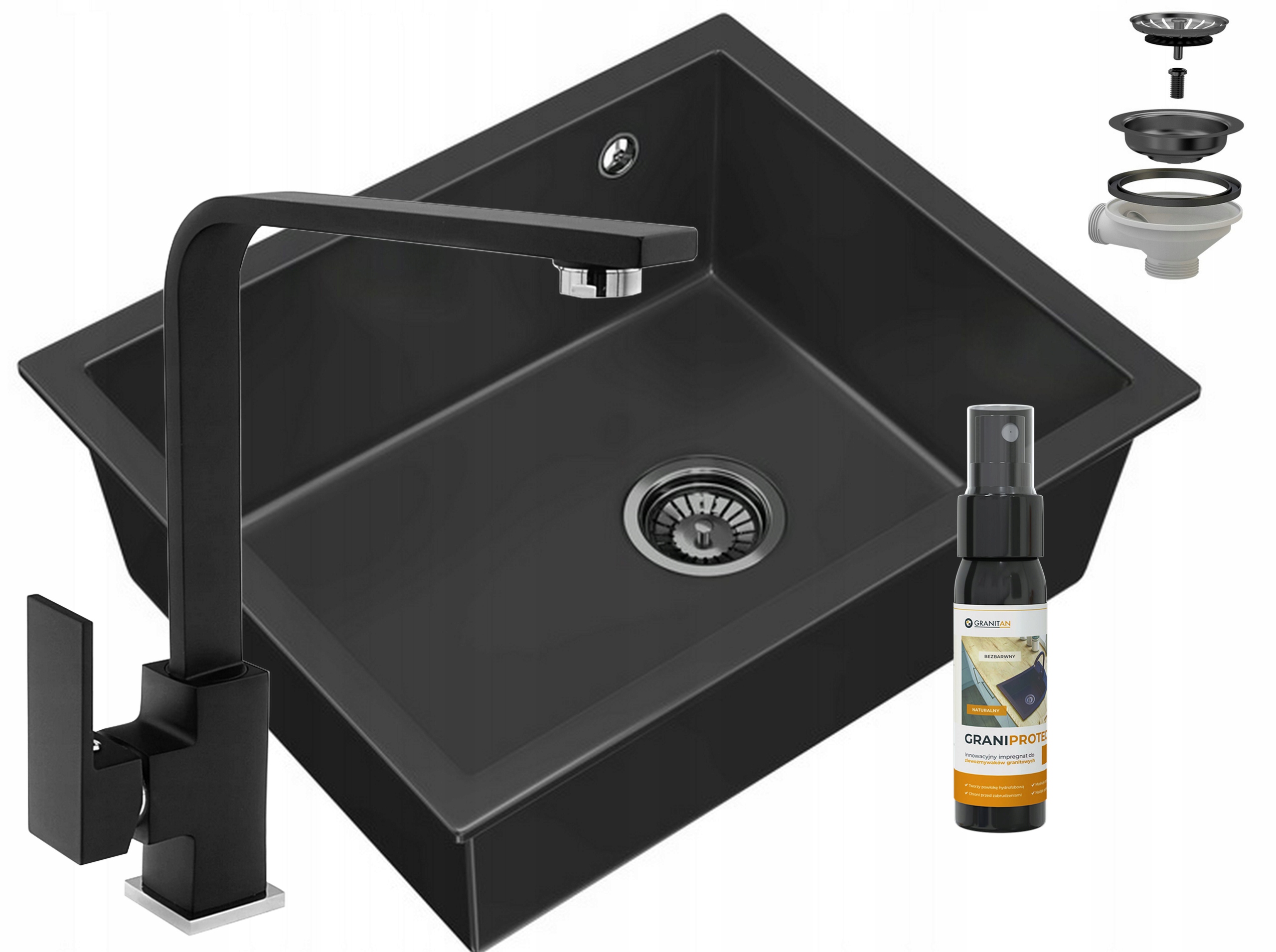 Podstolový Závesný Drez Salix Granitan