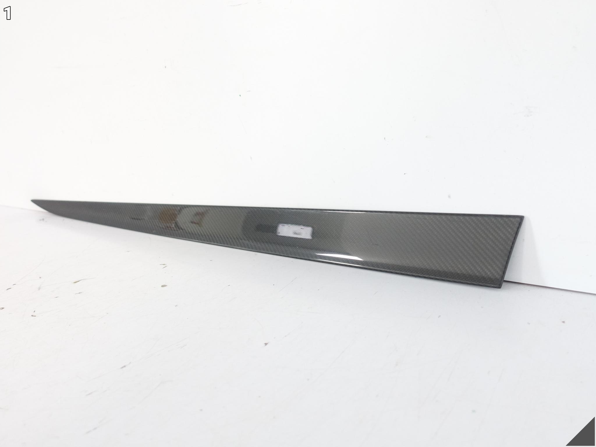 AUDI E-TRON GT 4J3 20-24 moulding cover cap door front right CARBON