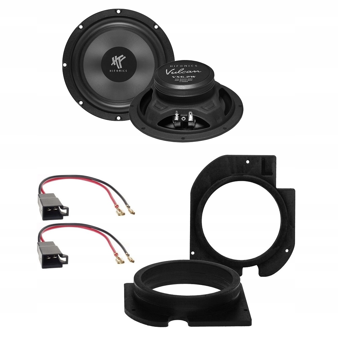 HiFonics VX6.2W Basové reproduktory do auta 165 mm Škoda Octavia 1 1996-2010