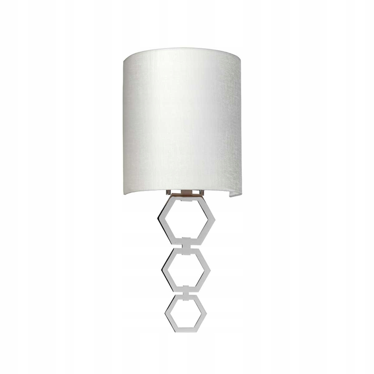 Nástenná lampa chrómová s tienidlom Art Deco do spálne 19 cm Elstead