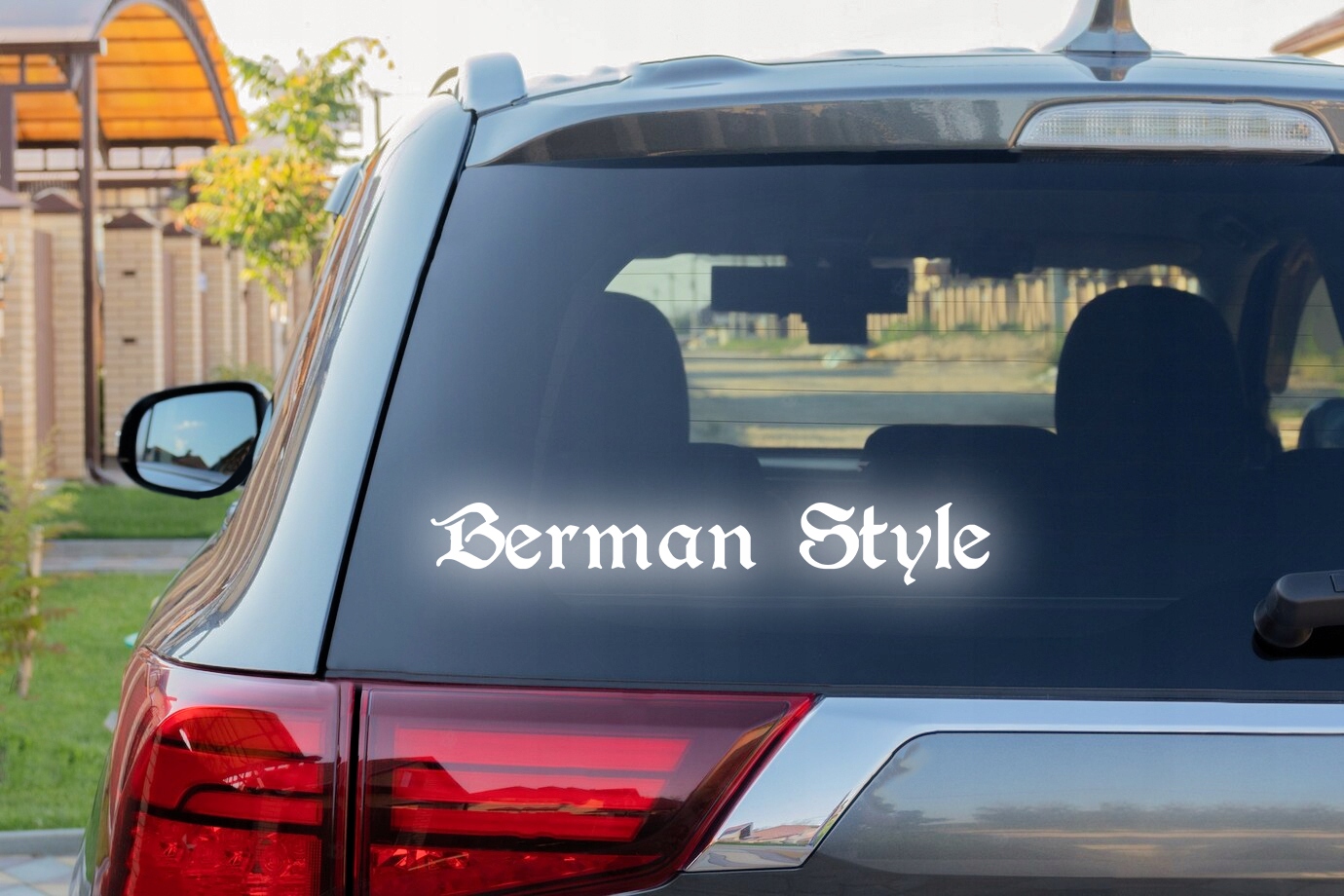 GERMAN STYLE - Naklejka na samochód na auto - ODBLASKOWA| HOLOGRAM Producent Inny