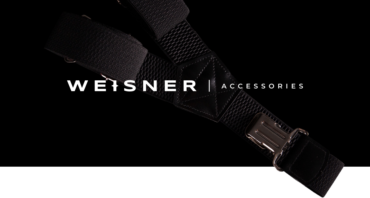 WEISNER Y |SZEROKIE SZELKI MĘSKIE DO SPODNI JEANSÓW GARNITURU ELEGANCKIE Nazwa koloru producenta eleganckie czarne wytrzymałe porządne solidne hit