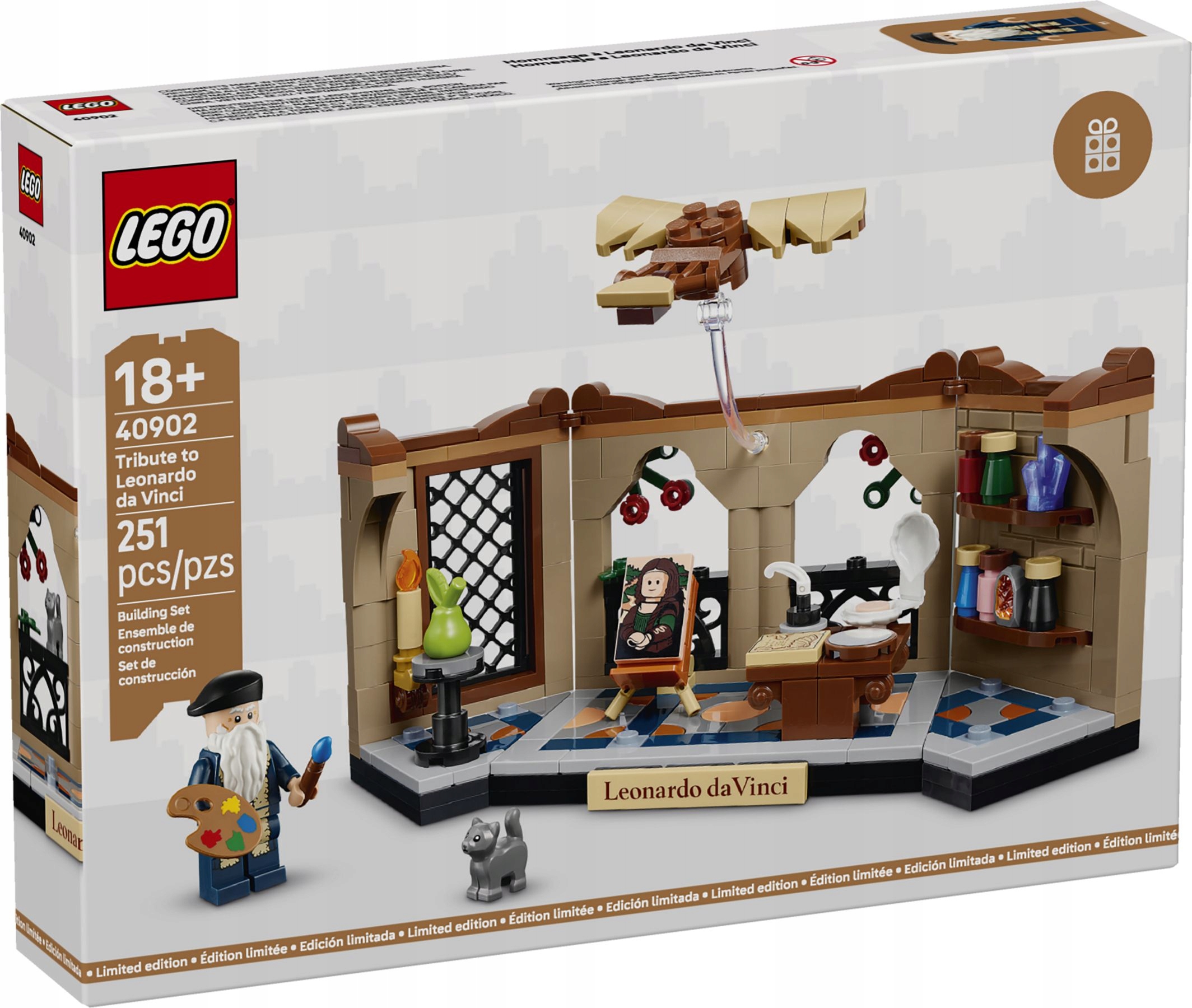 Lego 40902 Pocta Leonardu da Vincimu