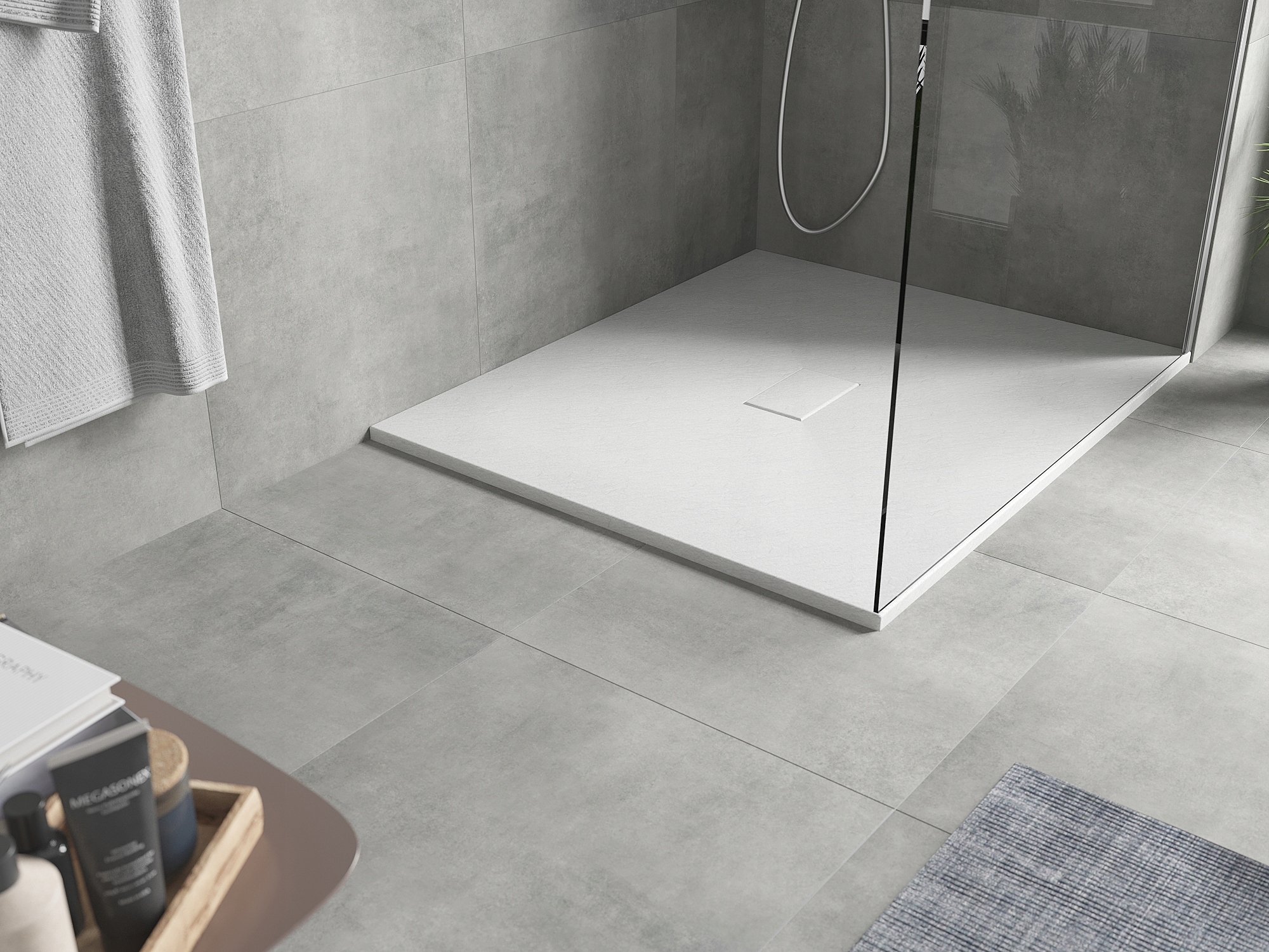 MEXEN HUGO BRODZIK PROSTOKĄTNY SMC 130 x 100 CM BIAŁY Kształt prostokątny