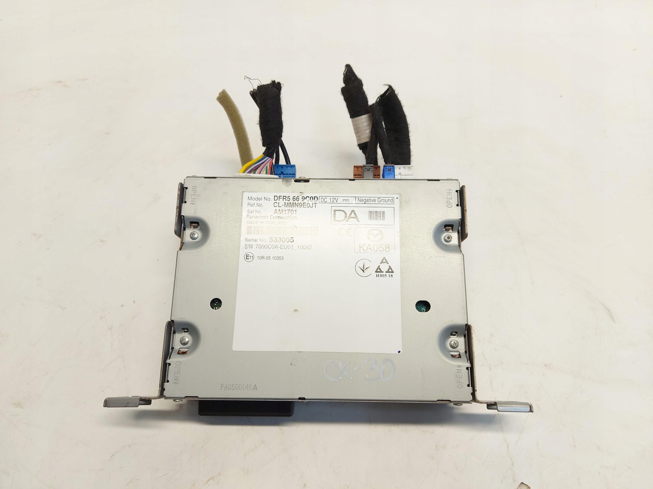 MAZDA CX30 2022r modul Bedienteil der Navigation DFR5669C0D