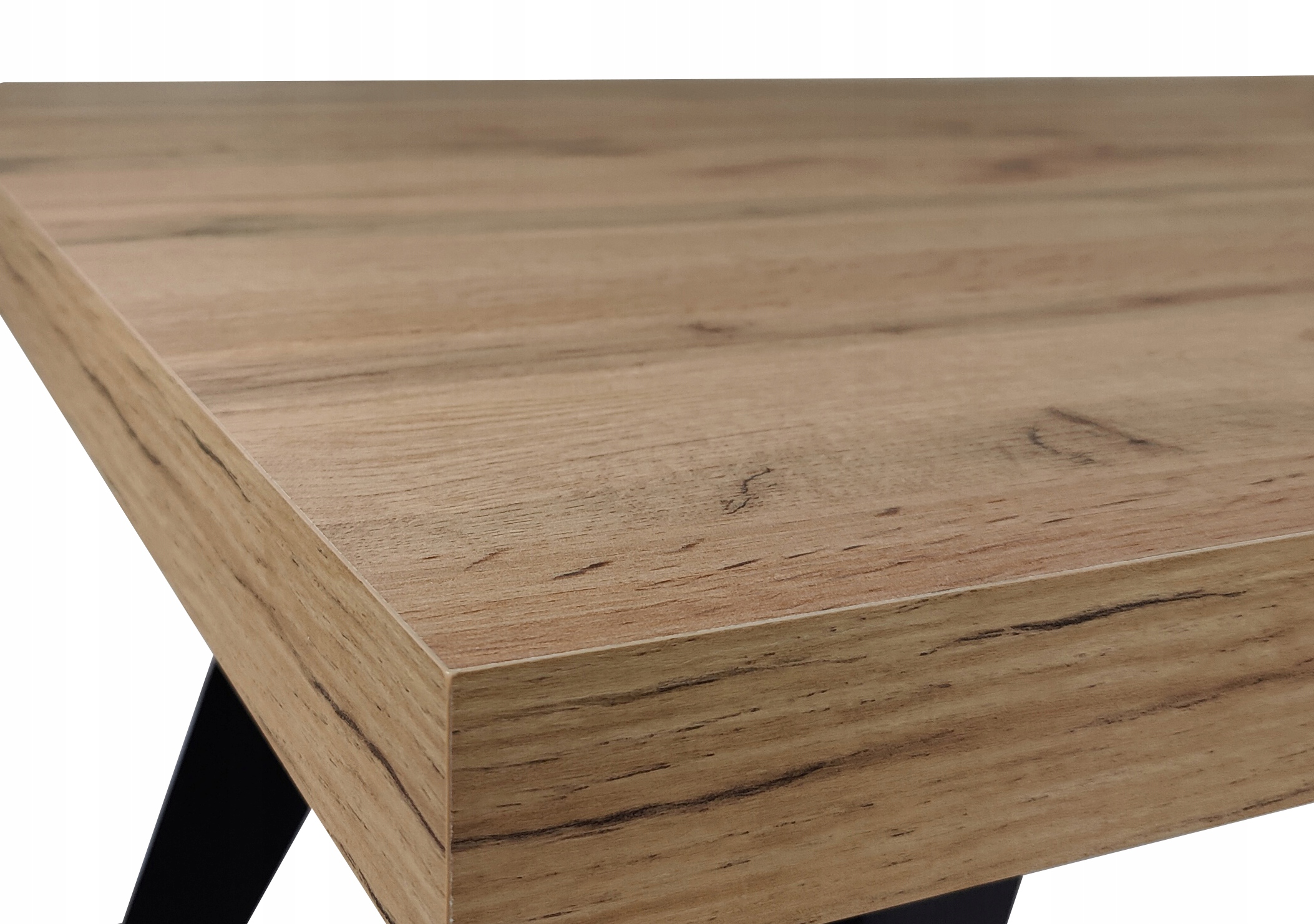 Stół prostokątny czarny 100x200-300 Dąb Wotan EAN (GTIN) 0010456985912