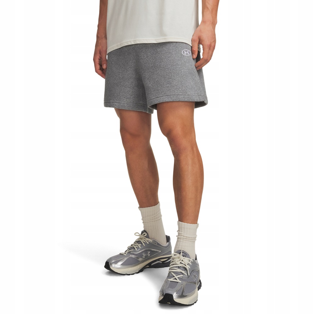 Kraťasy Tepláky Rival Fleece, Šedé, MD Under Armour AW26