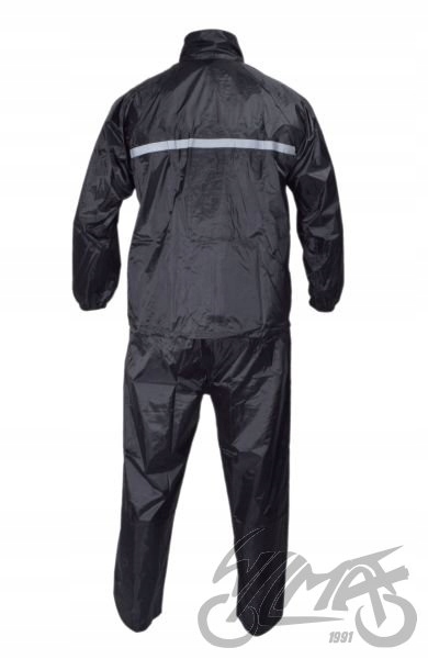 LEOSHI KURTKA I SPODNIE PRZECIWDESZCZOWE MOTOCYKLOWE MĘSKIE CZARNE M Numer katalogowy producenta LS9069M