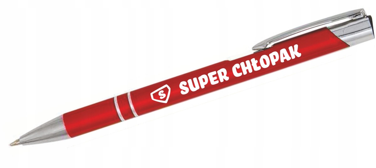 

Długopis Metalowy Super Chłopak Dzień Chłopaka Red