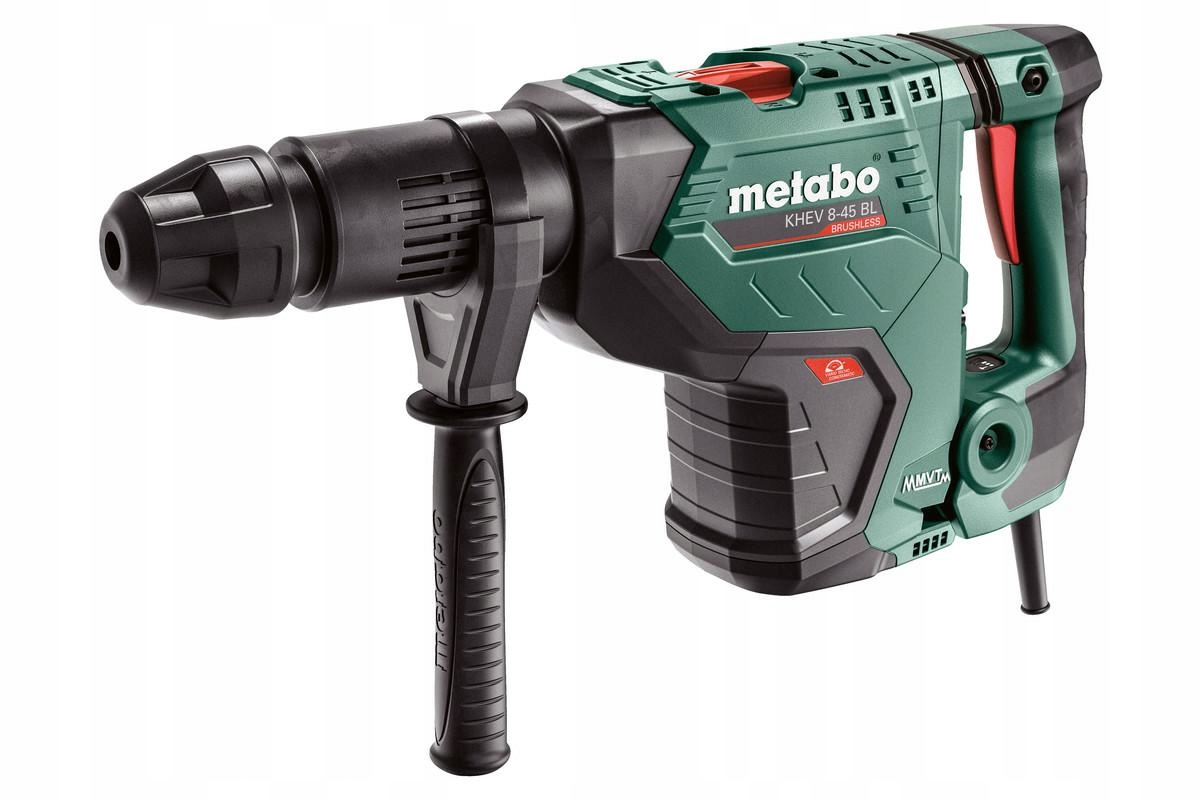 Metabo Vrtací A Kovací Kladivo Sds-max 1500W 12.2J 10,1kg Khev 8-45 Bl MET60