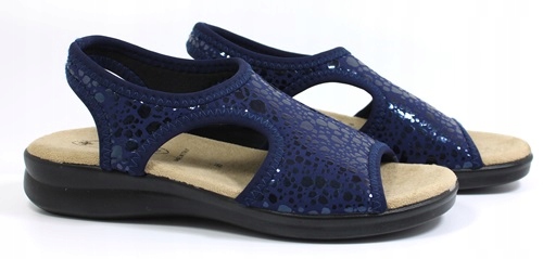 Elastické sandály Sanital Flex 8041.17 Tmavě modré, velikost 38